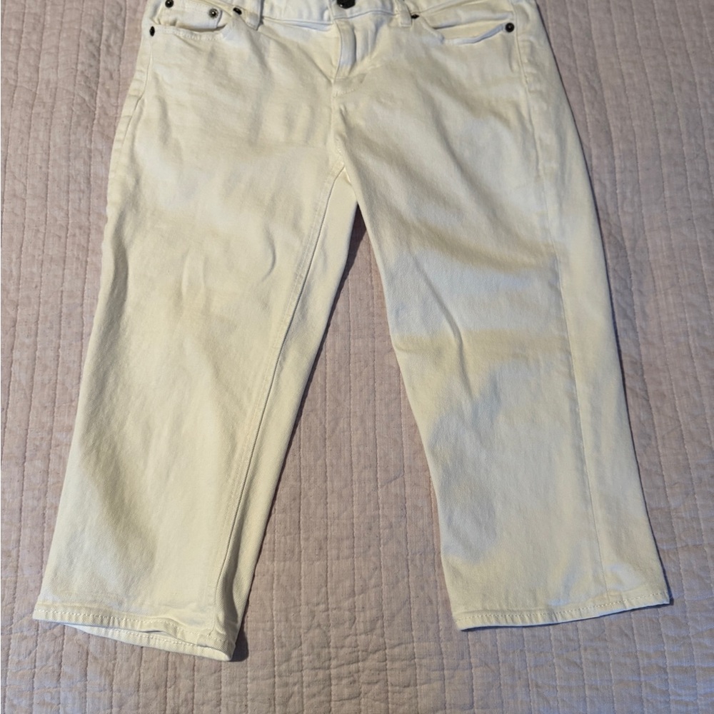 J. Crew white Matchstick Pants